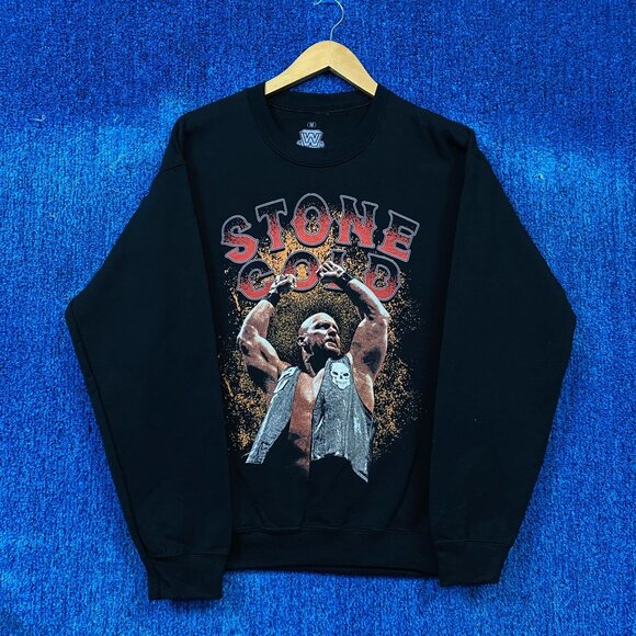 Stone Cold Steve Austin Texas Venom WWE Legends Crewneck M - Picture 1 of 4